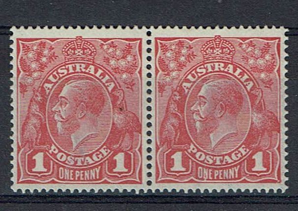 Image of Australia SG 21c/21c Var LMM British Commonwealth Stamp